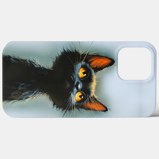 魅惑の黒猫 Case-Mate iPhoneケース (裏面 (横))