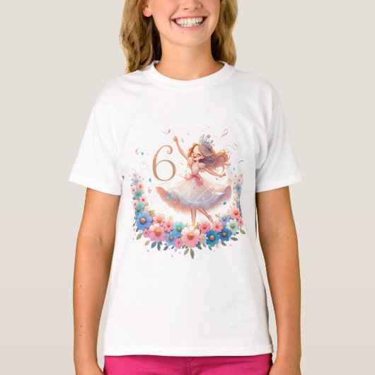 魅惑の6つ：フローラ童話 Tシャツ (正面)