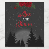 魅惑インスパイアの誓い ワインラベル (シングルラベル)