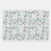 魅惑ウッドランドフローララッピング紙 ラッピングペーパーシート (正面)