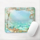 魅惑エレガント海ビーチ熱帯マウスパッド マウスパッド (マウス)