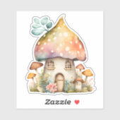 魅惑キノココテージ水彩 シール (シート)