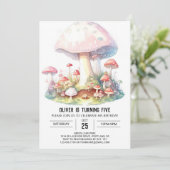 魅惑キノコファンタジー誕生日 招待状 (スタンド正面)