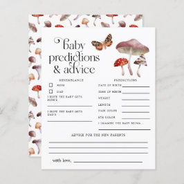 魅惑キノコベビー予測とアドバイスカード