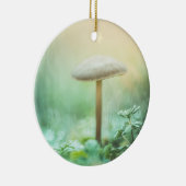 魅惑キノコ自然写真 セラミックオーナメント (右)