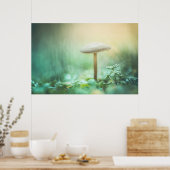 魅惑キノコ自然写真 ポスター (キッチン)