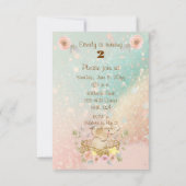 魅惑キノコ2歳の誕生日パーティー 招待状 (裏面)