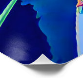 魅惑サンセットシースケープフランスバイボート ポスター (コーナー)