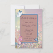 魅惑トースツール3歳の誕生日パーティー 招待状 (裏面)