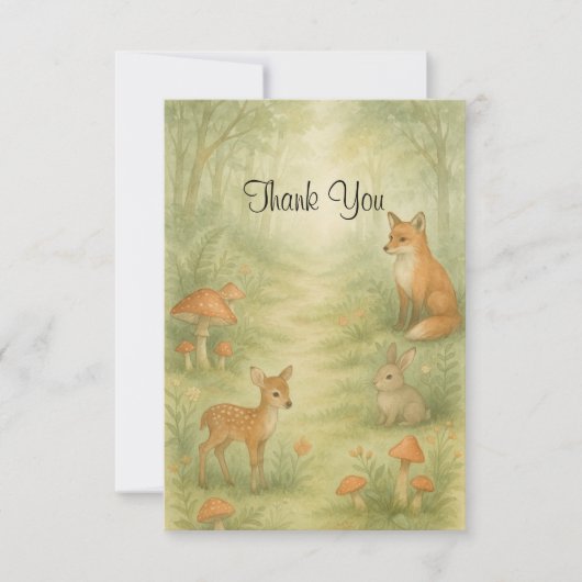 魅惑トーストイレベビーシャワーサンキューカード (正面)