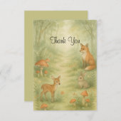 魅惑トーストイレベビーシャワーサンキューカード (正面/裏面)