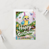 魅惑ドリーミーペロットデジタル誕生日 カード (正面/裏面インサイチュ)