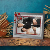 魅惑バラ結婚の歯垢 フォトプラーク (側面)