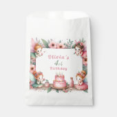 魅惑ピンクフェアリー園 – 誕生日 フェイバーバッグ (正面)