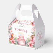 魅惑ピンクフェアリー園 – 誕生日 フェイバーボックス (裏面サイド)