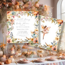 魅惑フェアリー秋フローラデイジーガールベイビーシャワー