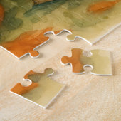 魅惑フクロウかぼちゃパッチ ジグソーパズル (側面)