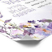 魅惑フローラバタフライベビーシャワーマママオサバー ポスター (角)