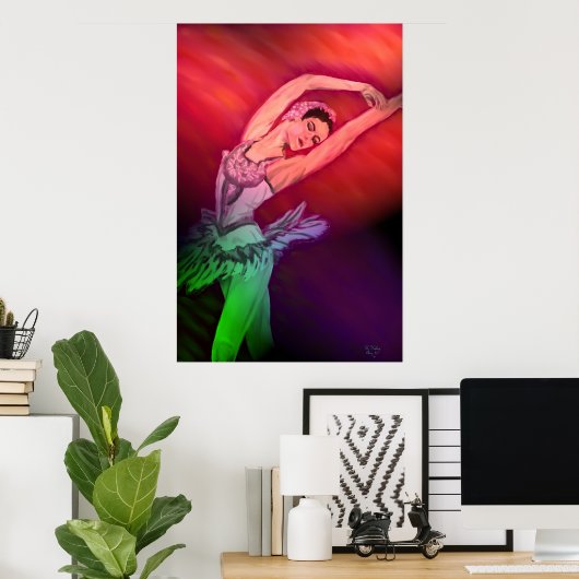 魅惑プリント ポスター (ホームオフィス)