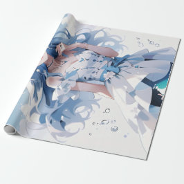 魅惑マーメイド誕生日デザインfor Girls ラッピングペーパー