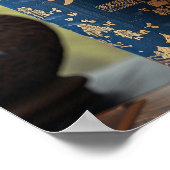 魅惑中国の酒包装デザインポスター ポスター (角)