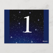 魅惑夕べ結婚ナイトタイムズテーブルカード ポストカード (裏面)