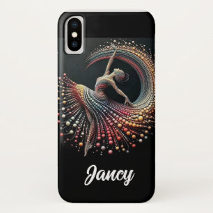 魅惑抽象芸術ダンサーケース iPhone X ケース