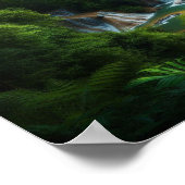 魅惑数々の的な滝 ポスター (角)