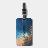 魅惑海波荷物タグ ラゲッジタグ (正面縦)