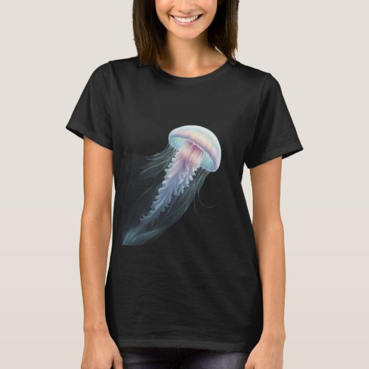 魅惑深いシークラゲTシャツデザイン Tシャツ (正面)