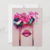 魅惑疑問に思花フラットカード (裏面)