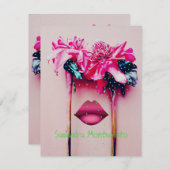 魅惑疑問に思花フラットカード (正面/裏面)