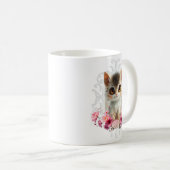 魅惑的でフワフワの子猫 コーヒーマグカップ (正面右)