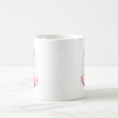 魅惑的でフワフワの子猫 コーヒーマグカップ (中央)