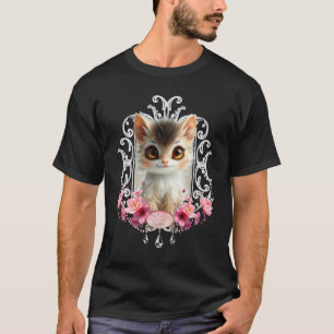 魅惑的でフワフワの子猫 Tシャツ