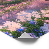 魅惑的なさくらんぼの花 ポスター (角)