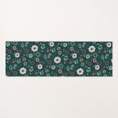 魅惑的なアネモネパターン ヨガマット (正面(横))