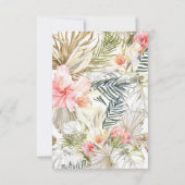 魅惑的なアフリカのサファリの結婚式の日付を保存 (裏面)