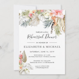 魅惑的なアフリカのサファリリハーサルディナー 招待状