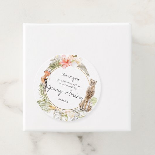 魅惑的なアフリカサファリ |さん結婚ありがとう フェイバータグ (インサイチュ)