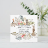 魅惑的なアフリカサファリ Boho Botanicalの結婚| (スタンド正面)