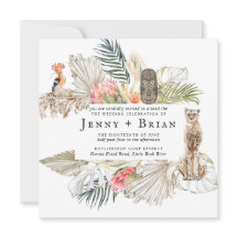 魅惑的なアフリカサファリ Boho Botanicalの結婚|