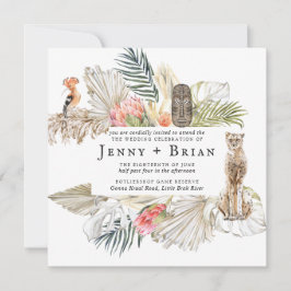 魅惑的なアフリカサファリ Boho Botanicalの結婚|