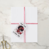 魅惑的なアフリカ系アメリカ人のキューピッド ギフトタグ (より糸付き)