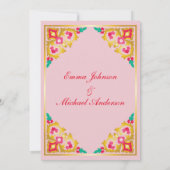 魅惑的なアラビアの夜 招待状 (裏面)