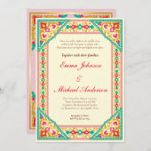 魅惑的なアラビアの夜 招待状 (正面/裏面)