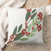 魅惑的なエバーグリーンエレガンスクリスマス クッション (ブランケット)