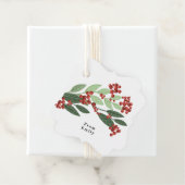 魅惑的なエバーグリーンエレガンスクリスマス フェイバータグ (インサイチュ)