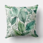 魅惑的なエバーグリーンバレエ植物学 クッション (裏面)