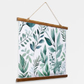 魅惑的なエバーグリーンバレエ植物学 吊り下げ型タペストリー (傾斜あり)